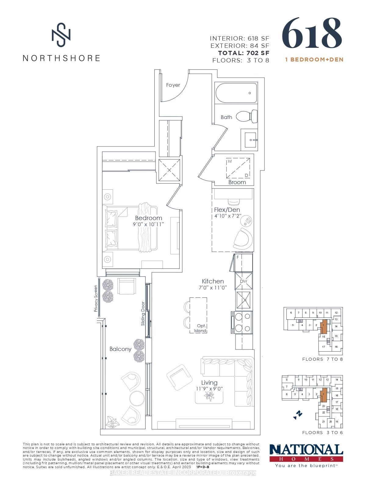 Unit 701 (LPH01) Floor Plan