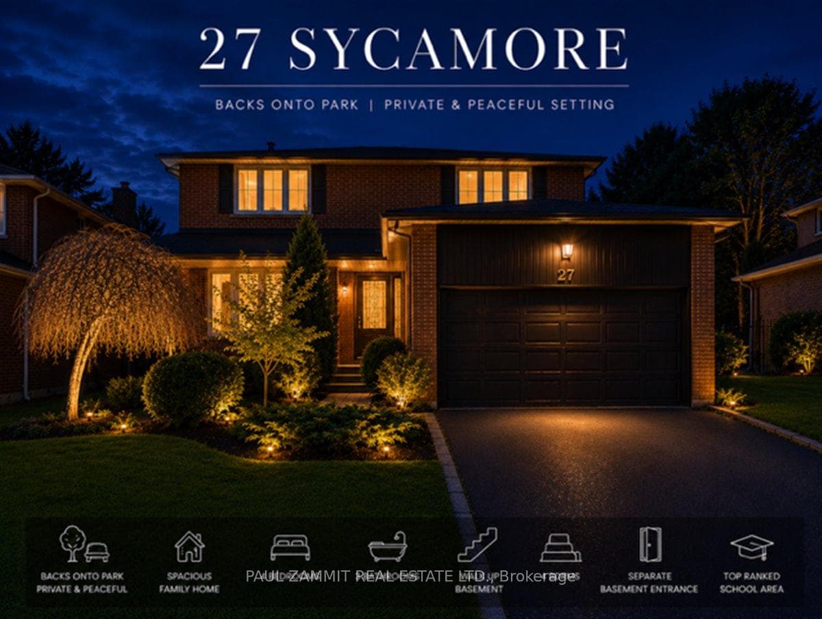 27 Sycamore Drive, Markham, ON L3T 5V3 - Photo 1