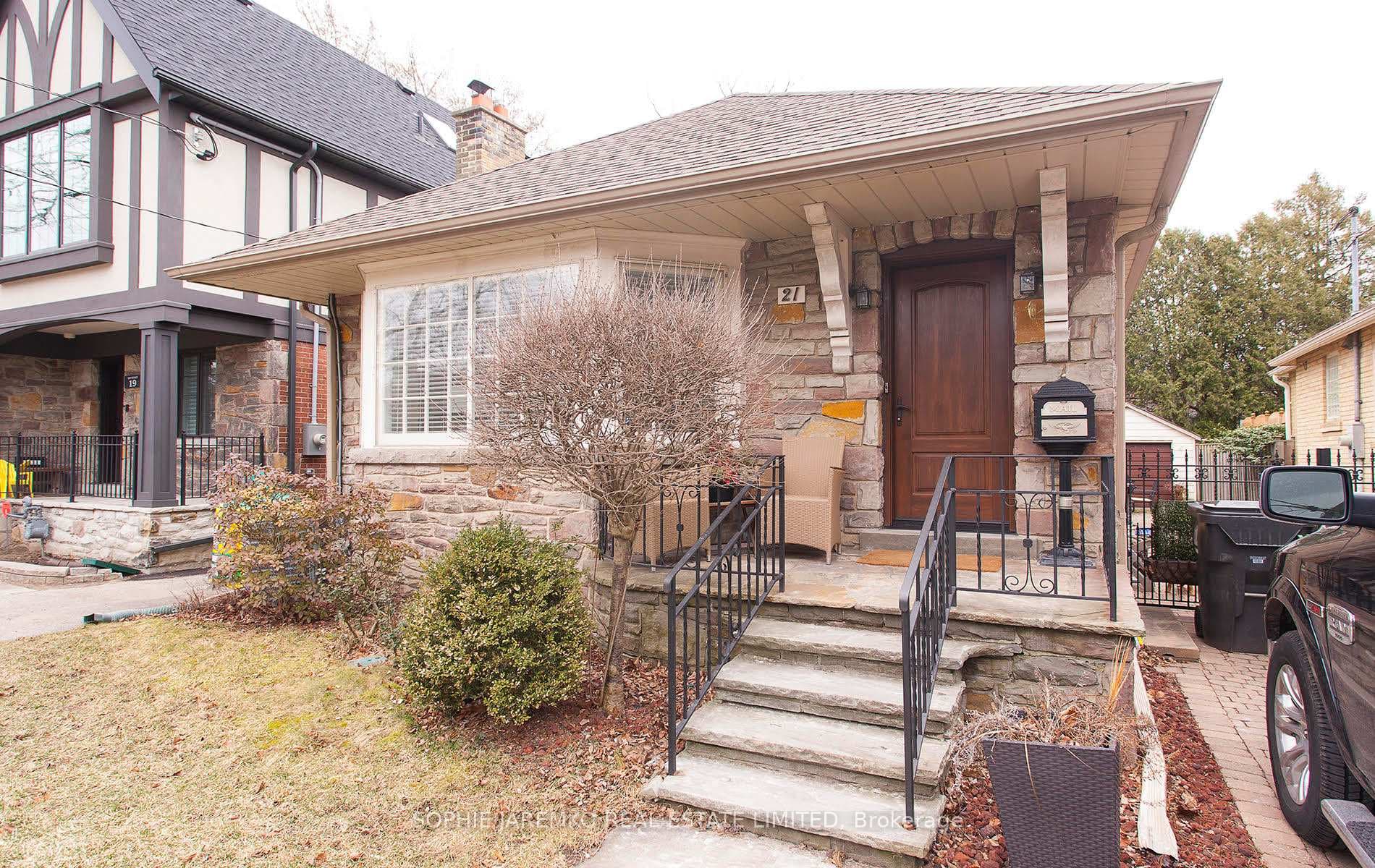 South side of Van Dusen Blvd - walk to subway