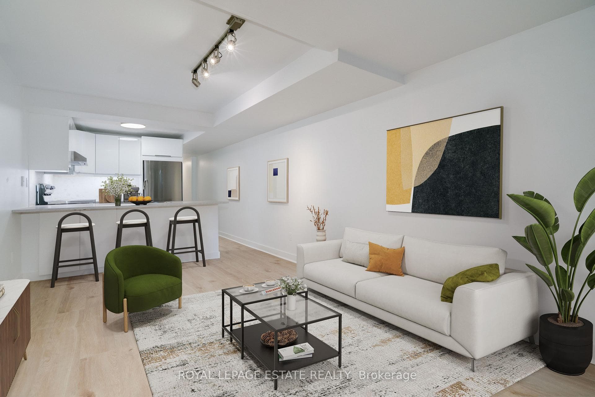 Living Room - Virtually Staged