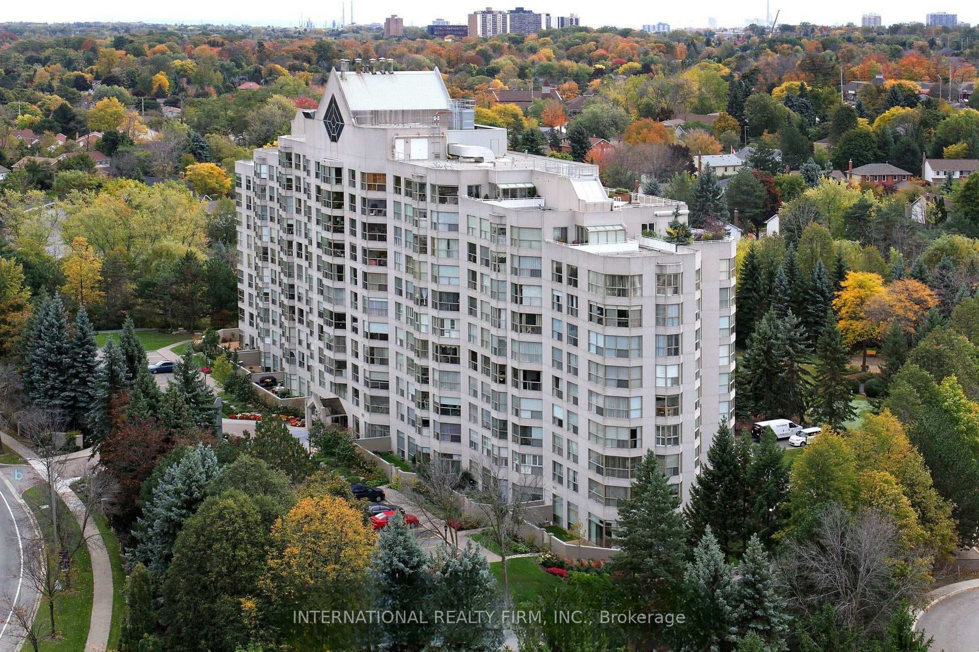 BUILDING SURROUNDED BY GREENBELT & WALKING TRAILS