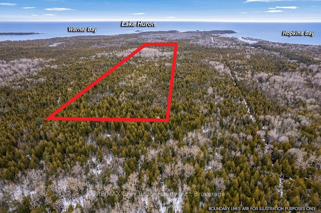 Aerial view 25 Acres off Warner Bay Road